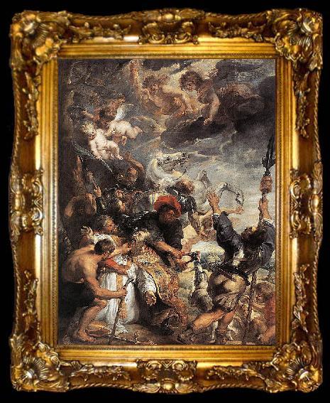 framed  Peter Paul Rubens The Martyrdom of St Livinus, ta009-2